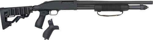 Mossberg 590 Tactical Shotgun 50691, 12 GA, 18.50", 3" Chmbr, FLEX 6 Position Stock, Blued Finish, 6+1