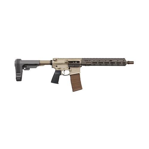 Sugar Weasel Semi-Auto Pistol, 5.56 NATO, 13", FDE Finish, Collapsible Brace, 30 Rds