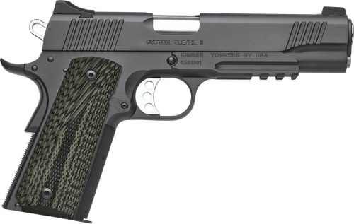Kimber 3200336 Custom TLE/RL II  Pistol - 45 ACP, 5 in Barrel, Matte Black Oxide Frame/Slide