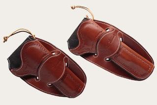 Uberti Desperado Left-Hand Holster Fits: 7 1/2" Barrels, Tan