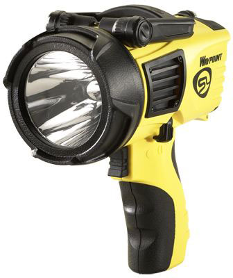 Streamlight Waypoint Rechargable Yellow Pistol Grip Spotlight w/120v Wall Charger (44910)