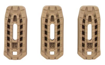 Die Free Co. Dos Boot +2 AR-15 Magazine Extension, 3-Pack, Coyote,