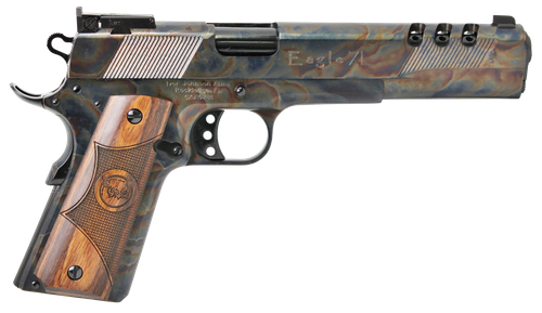 Iver Johnson Eagle XL Pistol EAGLEXL10CC, 10mm Auto, 6in, Diamondwood Walnut w/Integrated Logo Grips, Color Case Hardened Finish, 8 Rds