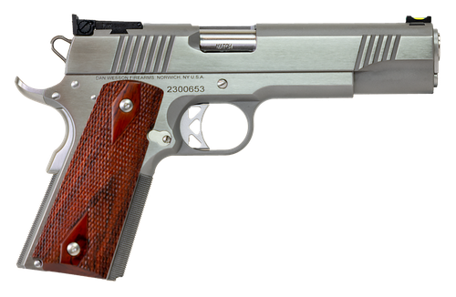 CZ-USA Dan Wesson Pointman Pistol 01943, 45 ACP, 5 in, Wood Grip, Stainless Finish, 8 Rd
