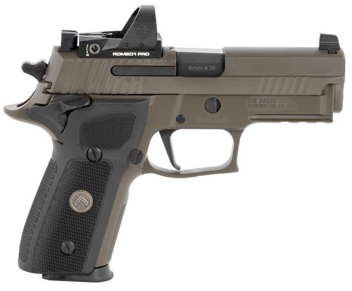 Sig P229 Compact Legion RXP 229R9LEGIONSAORXP, 9mm, 3.90", Black G10 Grips, Legion Gray Cerakote, 10 Rds