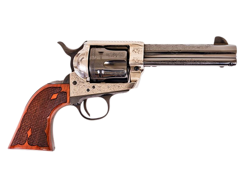 Cimarron Frontier Revolver PP400LSFW, 357 Mag, 4.75in, Checkered Walnut Grips, 6 Rds