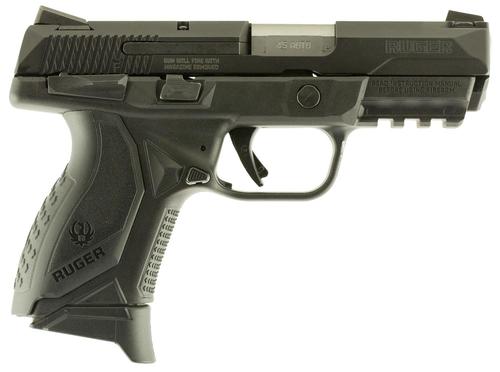 Ruger American Compact Pistol 8648, 45 Automatic Colt Pistol, 3.75", Black Grips, Black Finish, 10 Rds