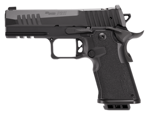 Sig Sauer P211 Optic Ready Pistol, 9mm, 4.20in, Polymer Grips, Black Finish, 10 Rds