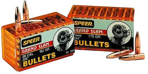 Speer 338 Caliber 250 Grain Grand Slam Protected Point 50/Box (2408), Not Loaded