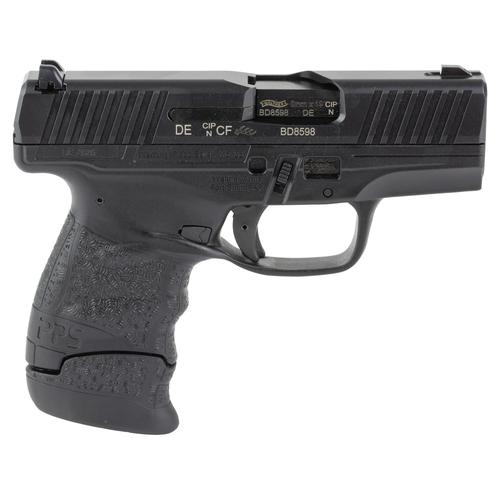 Walther PPS M2 Eco Pistol 2902532, 9mm, 3.18in, Black Polymer Grips, 8 Rds