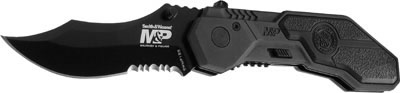 Taylor Smith & Wesson MP Folding Knife w/Plain/Partially Serrated Edge
