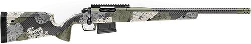 Springfield 2020 Waypoint Rifle BAW9206CMCFG, 6mm Creedmoor, 20" Carbon Fiber, Evergreen Camo Stock, Green Cerakote Finish, 5 Rds