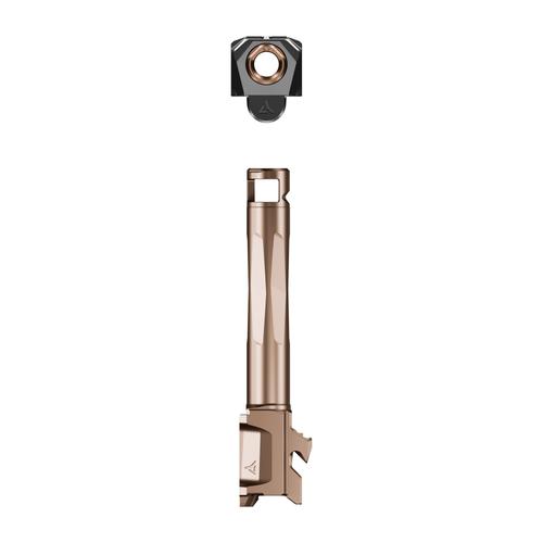 RADIAN Weapons Afterburner + Ramjet Barrel / Compensator For Ruger RXM, 4", Bronze