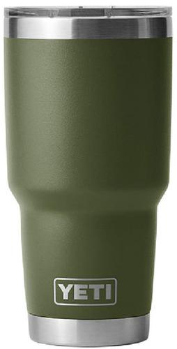 Yeti Rambler Tumbler 30oz Stainless Steel Cup, Highlands Olive (21071500704)