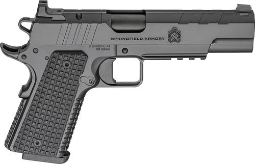 Springfield 1911 Emissary AOS Optic Ready Pistol PX9229LAOS, 9mm Luger, 5in, VZ G10, Black Cerakote Finish, 9 Rds