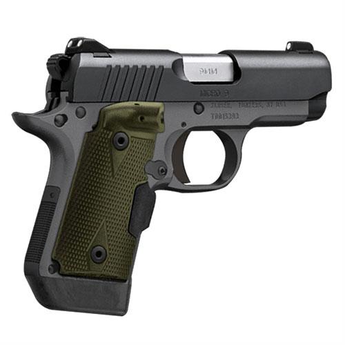 Kimber 3300178 Micro 9 Woodland Night (LG) Pistol - 9MM, 3.15 in Barrel, Black KimPro Slide, Gray Finish