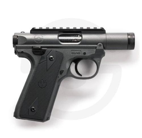 Ruger Mark IV Tactical Pistol 40186, 22 Long Rifle (LR), 3", Black Polymer Grips, Gray Hard Coat Anodized Finish, Silencer Shop Exclusive, 10 Rd