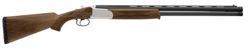 Stoeger V7000 Over/Under Shotgun 36100, 12 Gauge, 28", 3" Chmbr, AA Grade Satin Walnut, Silver Alloy, 2 Rds