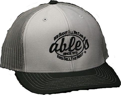 Able's Mesh Cap Gray/Black, Charcoal Mesh (ACGBC)