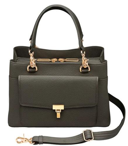 Gun Tote'n Mamas Avenue Large Satchel Concealed Carry Bag, Black