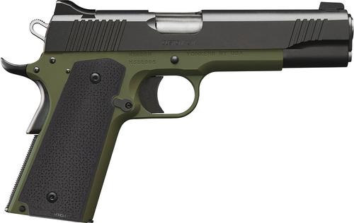 Kimber Custom LW MP Pistol 3000465, 9mm Luger, 5in, Black Textured Grips, Ranger Green Finish, 9 Rds
