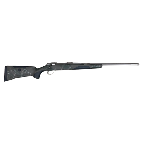 Sako 90 M Finnlight Bolt-Action Rifle JRS90FIN31222, 270 Win, 22", Stainless/Fluted Barrel, Green Textured Adj. Stock, 5+1