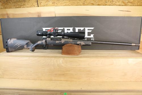 Fierce Carbon Rogue Bolt Action Rifle Scope Package ROG7PRC22BRSPACKAGE, 7mm PRC, 22" Threaded, Smoked Bronze/Sonora Ambush Stock, 3 Rds