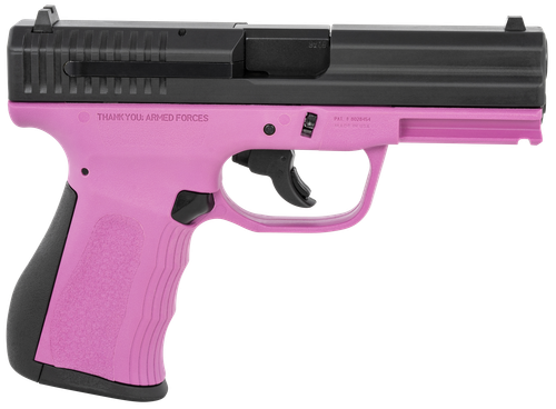 FMK 9C1 G2 Pistol G9C1G2PKSSCM, 9mm Luger, 4in, Black Backstrap Grips, Pink Finish, 10 Rds