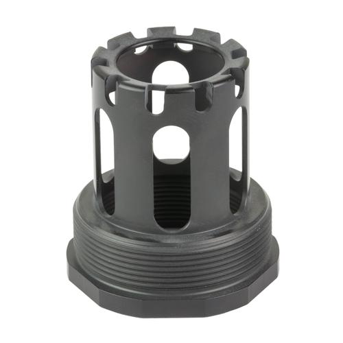 Huxwrx HUB Piston Adapter Housing For Flow 9K and Flow Range 36, Stainless Steel, Black (3352)