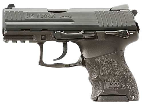 Heckler & Koch P30SK V3 Pistol 81001110, 9mm Luger, 3.27in, Black Finish, 10 Rds