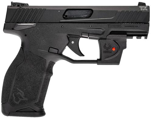 Taurus TX22C Pistol 1TX22131VL, 22 LR, 3.6" Threaded, w/ Viridian Laser, Black Finish, 13+1 Rds
