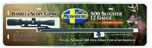 Mossberg 92356 Rifled Barrel w/Cantilever Mount & 3-9X32 Scope, 12 Gauge, 24", Rem 870