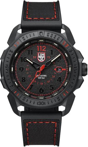 Luminox ICE-SAR Arctic Watch XL.1002 Black Dial, Red Figures, 46mm, Black Rubber/Textile Band