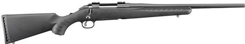 Ruger American Compact Bolt Action Rifle 6907, 308 Winchester, 18 in, Synthetic, Black Finish
