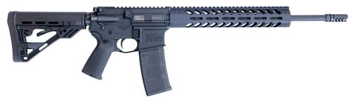 HM Defense Defender M5 Rifle HM15FMB556, 5.56x45mm NATO, 16", Adj. Stock, Black Hardcoat Anodized, 30 Rds