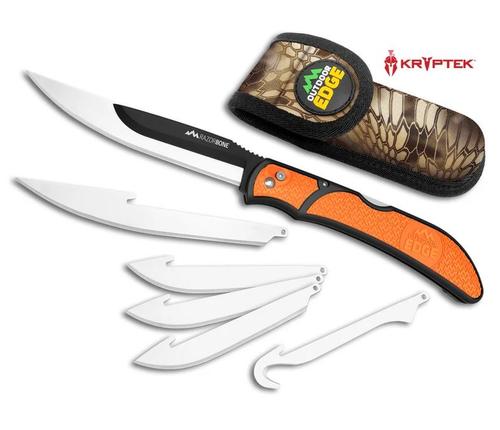 Outdoor Edge RazorBone® 5.0" FOLDING REPLACEABLE BLADE HUNTING KNIFE