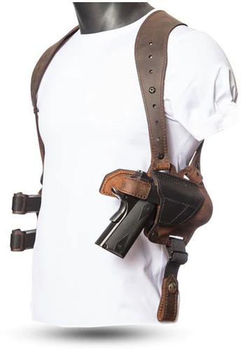 Versacarry Shoulder Holster w/Double Mag Pouch, Adjustable to Fit Most, Size 2 (SH2)