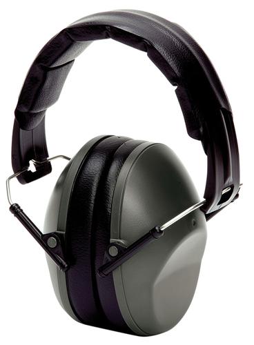 Pyramex Venture Gear V90 Muff, Foam, 22 dB, Over the Head, Gray/Black, Adult, 1 Pair