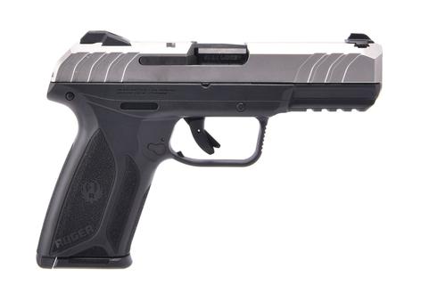 Ruger Security-9 Semi-Auto Pistol 3848, 9mm, 4in, Black Polymer Grips, Stainless Slide, 15 Rds