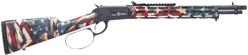 Citadel LevTac Lever Action Rifle CIT44LVRUSA, 44 Mag, 16.5" Threaded, American Flag Camo Fixed Stock, 8 Rds
