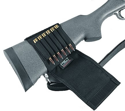 Uncle Mikes Rifle Buttstock Shell Holder w/Flap (88482)