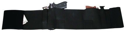 Bulldog Deluxe Belly Band Holster WBWDS, Black, Small, Fits up to 32 Inch Waist