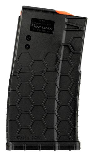 Hexmag AR-10 Magazine, 308 Win/7.62 NATO, 10 Rounds, Black Polymer, Detachable (HX1020SR25S1)