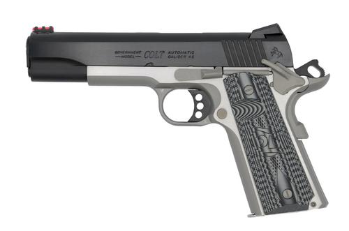 Colt Series 70 Competition Plus Pistol O1070CCP-TT, 45 ACP, 5.0in, G10 Black and Grey Grips, 8 Rds