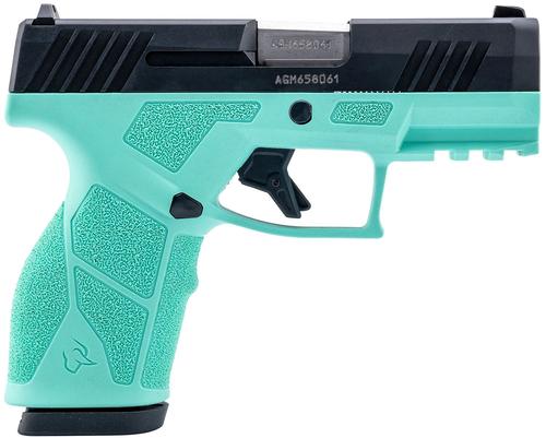 Taurus GX2 Pistol 1-GX2931C-10, 9mm, 3.37in, Polymer Grips, Cyan Finish, 10 Rds