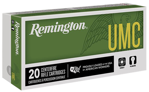 Remington UMC Rifle Ammunition L68R2, 6.8mm Remington, Metal Case (MC), 115 GR, 2625 fps, 20 Rd/bx