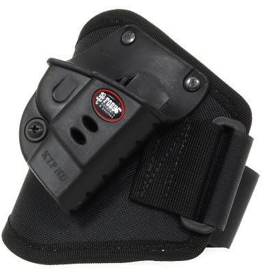 Fobus Generation 2 Ankle Holster, Black, Plastic, For Kel-Tec P3AT/32 ACP