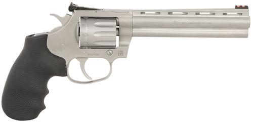Colt King Cobra Target Revolver, 22 LR, 6in, Black Hogue Overmolded Grips, Stainless Steel Frame Finish, 6 Rds