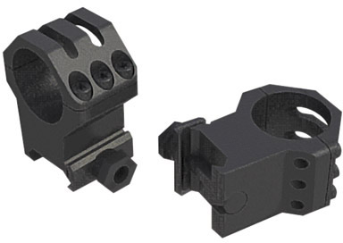 Weaver Tactical 6 Hole 1" High Matte Black Tactical Rings (99689)