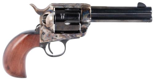 Taylors 1873 Cattleman Revolver 200069, 357 Mag, 4.75", Birdshead Walnut Grips, Color Case Hardened Finish, 6 Rds